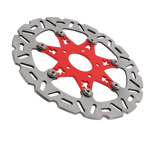 Front Brake Rotor for Harley-Davidson Touring 08-19 Softail 15-24 Red 299mm - Imagen 11 de 15