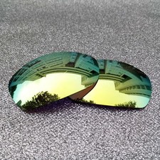 24K Gold Polarized Replacement Lenses For-Oakley Juliet Sunglass