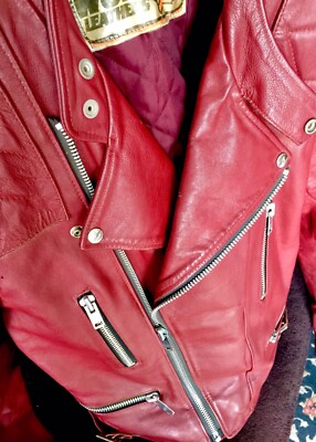 Vintage (1980s) “Wolf” Racer Leather Jacket (Unisex