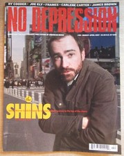 No Depression Mar/Apr 2007 - The Shins, Joe Ely, Carlene Carter, James Brown