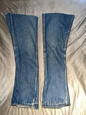 Vintage 50 s Big Mac Jeans Denim Workwear Jeans Scrap Fabric Legs 27