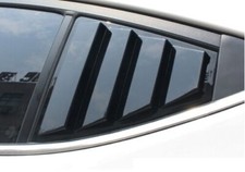 For Hyundai Elantra 2017-2020 2 Pcs Abs Black Window Louver Shutter Cover Trim