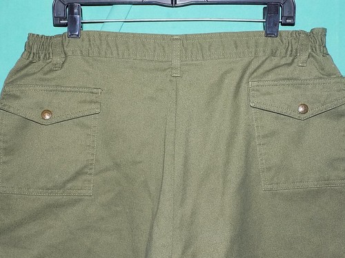 Exc! BOY SCOUTS CARGO SHORTS, ELASTIC WAIST, 36"W to 40"W x 9"L, TAG Sz 40 - Picture 12 of 12