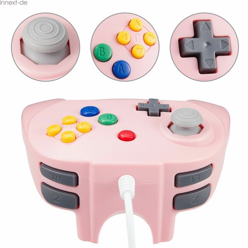 Retro-Bit Wired Mini N64 Controller Gamepad Joypad für Nintendo 64 Original Port - Bild 7 von 31