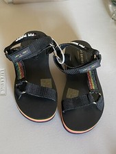 KURT GEIGER LONDON MINI OLIVIA SANDALS IN BLACK SIZE 36/ 4M KIDS