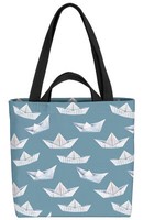 Papierschiffe Tasche Papier Schiffe Maritim Papeterie Basteln Boot See Nordsee