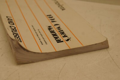 【美品商品】CE owner's manual 1994 Toyota Land Cruiser Factory Original Owner's Owner | eBay
