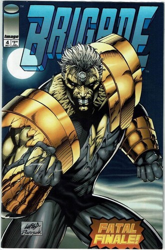 Brigade 1 2 3 4 (Bild 1992 komplette Mini Serie) - Battlestone 1 - Liefeld - NM - Bild 4 von 5