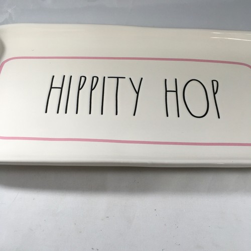 Rae Dunn Artisan Collection Hippity Hop Tray Platter Easter - Picture 2 of 4