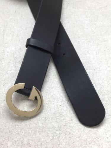 GUCCI Belt Leather Black Solid Color Men's 203742 1476 90 36 Collection goods - Picture 1 of 5