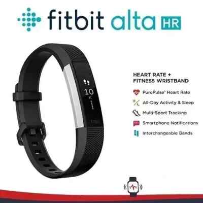 Fitbit Alta HR small 値下げ Fitbit Alta HR Fitness Tracker Band, Black Small - Step