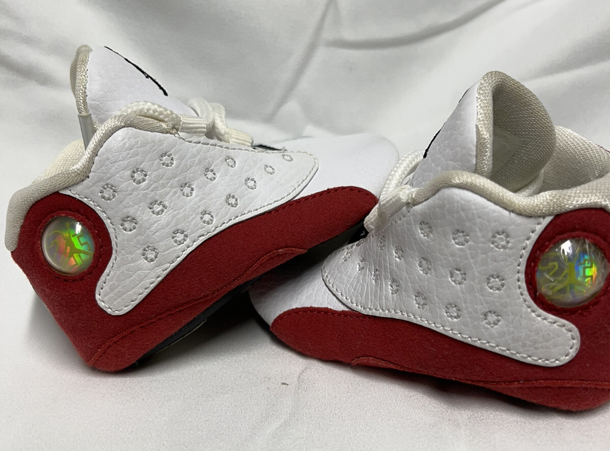 Nike Air Jordan Retro XIII 13 White Red 552664-122 Toddler Baby 