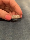 New $ 7 700. Nouvelle Bague 18k White Gold, Diamond And Enamel Ring Sz 7 — photo 4