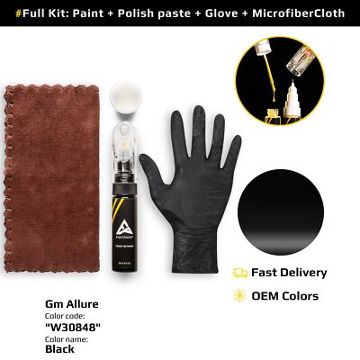 Touch up Paint for Gm Allure Code: W30848 Black