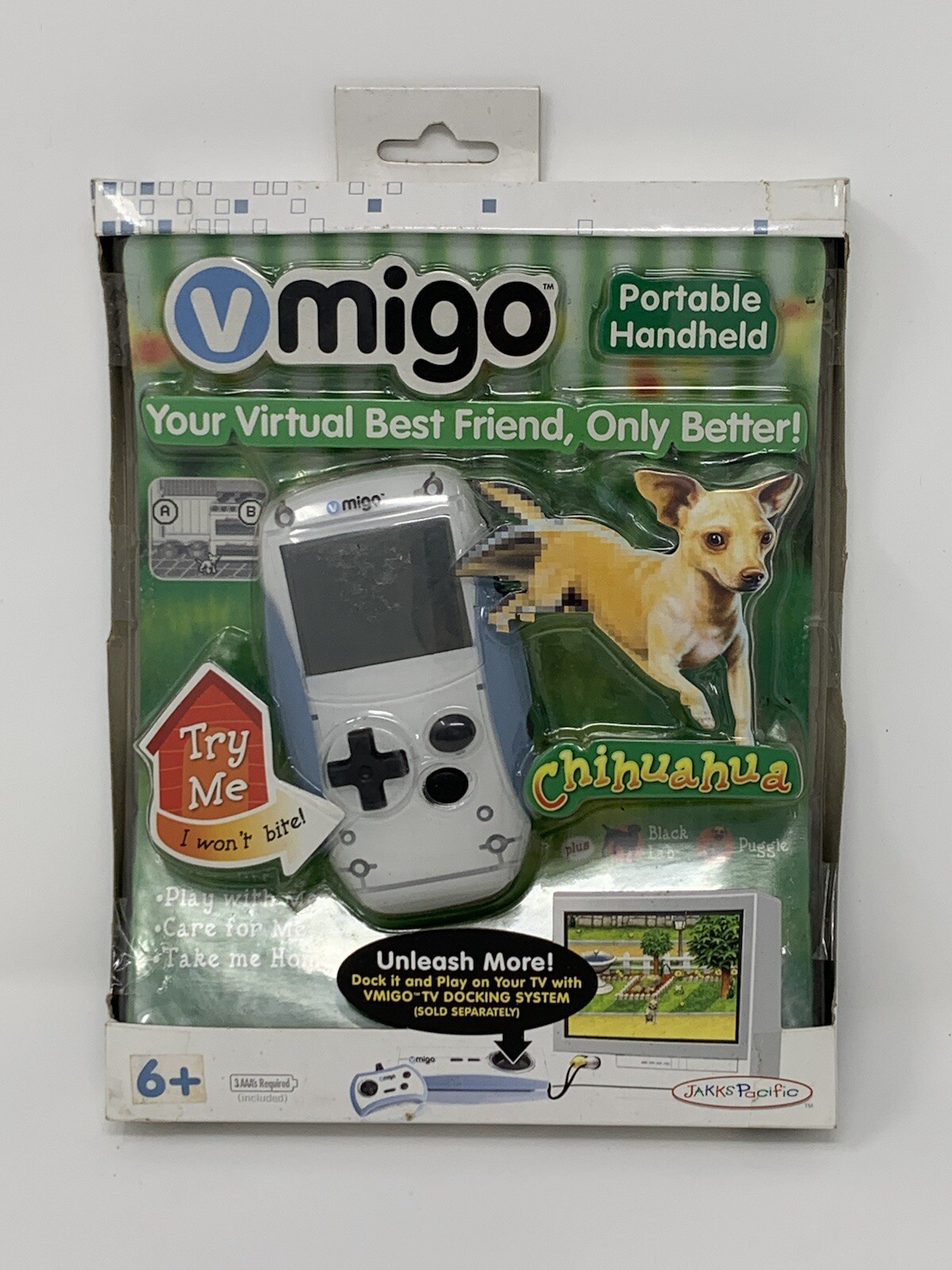 Jakks Vmigo Handheld Dog Chihuaha sealed new