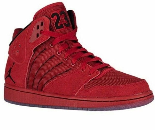 ShopTheSalvationArmy - Nike Jordan 1 Flight 4 Premium Red Suede Shoes 838818-600 Men's Size 13