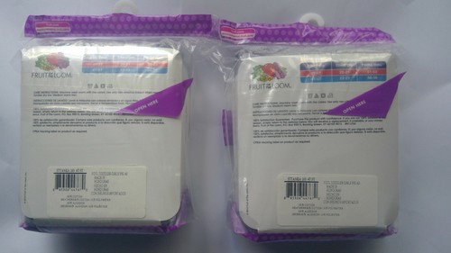 2er Pack (10 Stück) Fruit of the Loom Kleinkind Mädchen Mädchen Tanks Größe 4T/5T - Bild 2 von 2