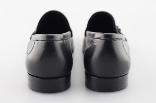 Men's SALVATORE FERRAGAMO 'Rich' Black Leather Loafers Size US 8 - D - Picture 4 of 6