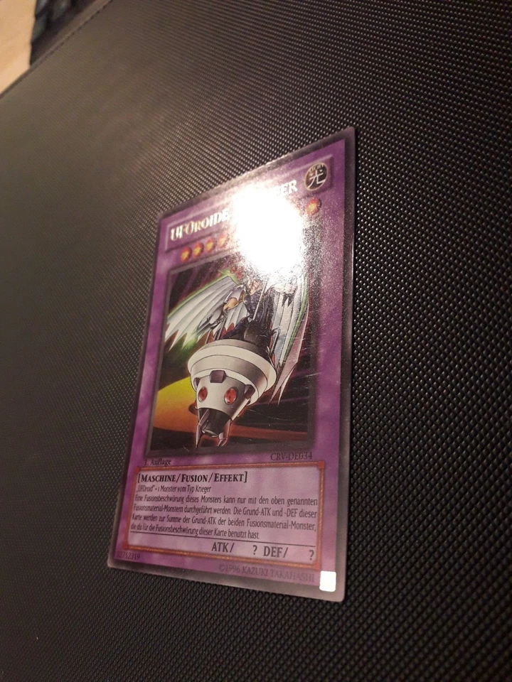 Yu-Gi-Oh! UFOroide Kämpfer, CRV-DE034, Ultra Rare, 1. Auflage, Deutsch, Good - Bild 3 von 4