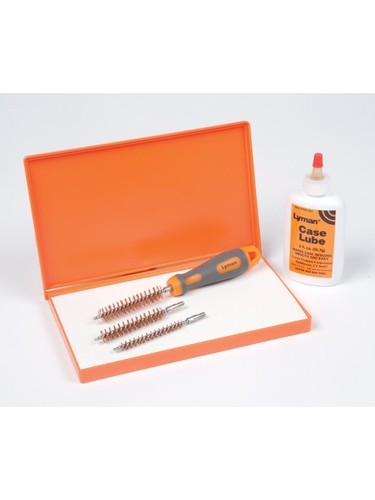 Lyman® Case Lube Kit -completo di pad, custodia, lubrificante, spazzole, manico - SPEDIZIONE GRATUITA - Foto 1 di 4