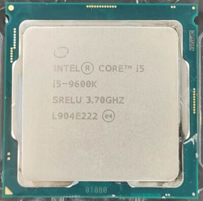 Intel SRELU Core i5-9600K 3,7GHz LGA1151 6-Core CPU Prozessor