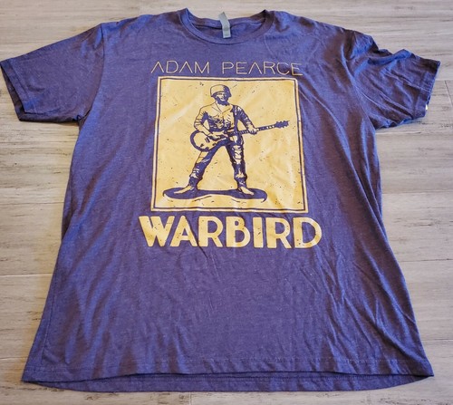 Adam Pearce Warbird Tshirt Guitar Rock Music xxl