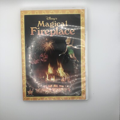 Disney's MAGICAL FIREPLACE: VIRTUAL CHRISTMAS HOLIDAY DVD Music & Crackle Fun