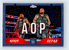 2025 Topps Chrome WWE TAG-AOP Akam & Rezar Card RAW Smackdown NXT