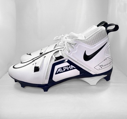 Botines de fútbol Nike Alpha Menace Pro 3 blancos azul marino CT6649-108 para hombre talla 11 - Imagen 3 de 10