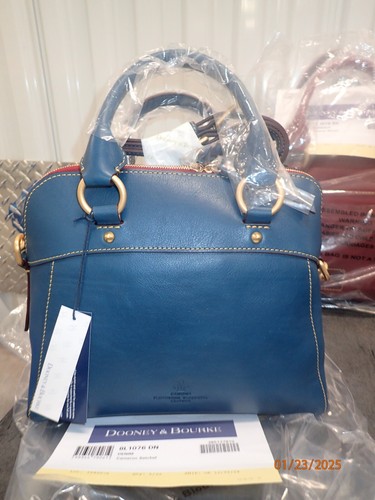 DOONEY & BOURKE FLORENTINE CAMERON SATCHEL DENIM RETAIL $428 - Picture 18 of 24