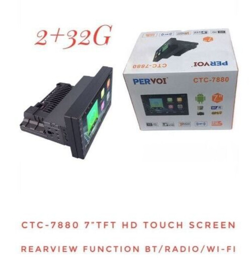 TABLET MONITOR STEREO PER AUTO DA 7" TOUCH SCREEN BLUETOOTH FM CTC-7880