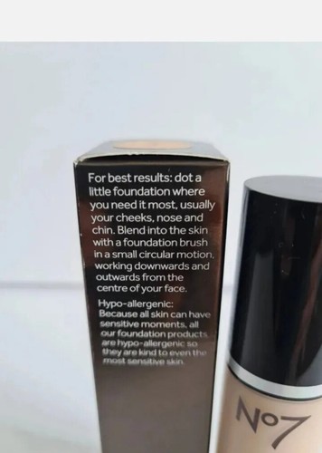 Boots No7 CALICO Beautifully Matte Light Foundation 30ml BNIB Rare FAST P&P - Picture 4 of 6