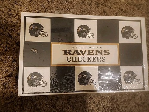 Masterpieces NFL Baltimore Ravens Checkers Board Game, 13