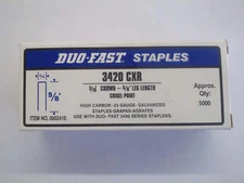 Duo Fast 3420CXR 3/16" Crown X 5/8" Staples