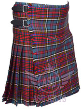 Scottish Traditional Handmade Anderson Modern Tartan Custom size Kilt for men