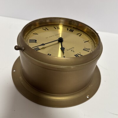 HARWICH CLOCK Co Quartz, Barometer, High, Low Tide/ Sold As-Is