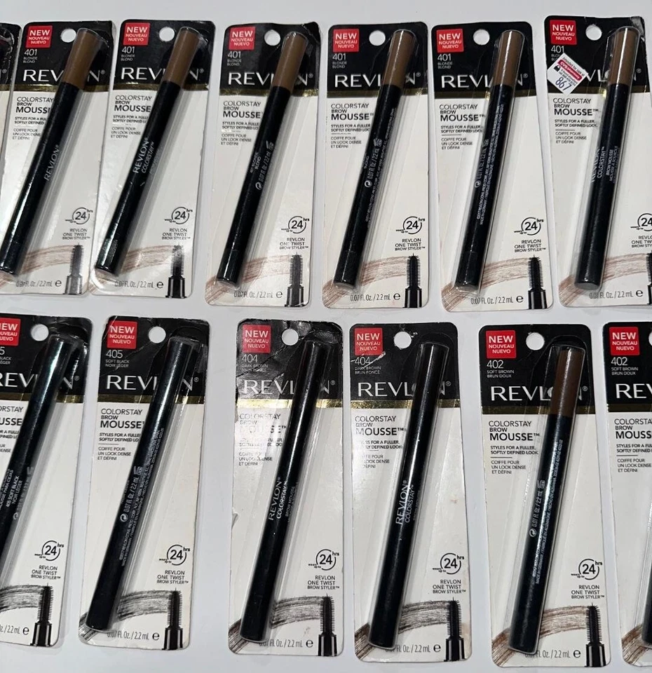 17 - Revlon Colorstay Brow Mousse 401 / 402 / 404 / 405 Black Brown Blonde - Image 2 of 4