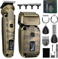 Wahl Professional Hair Cut Machine Barber Salon Cutting Trimmer Clipper Kit Set