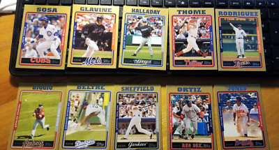 2005 Topps Gold baseball birthdate serial #'s/2005 see drop-down for yours!