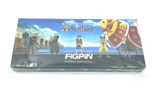 Figpin One Piece Deluxe Box Set Gold LE 1000 Usopp Nami Luffy Zoro Sanji SEALED - Picture 3 of 8