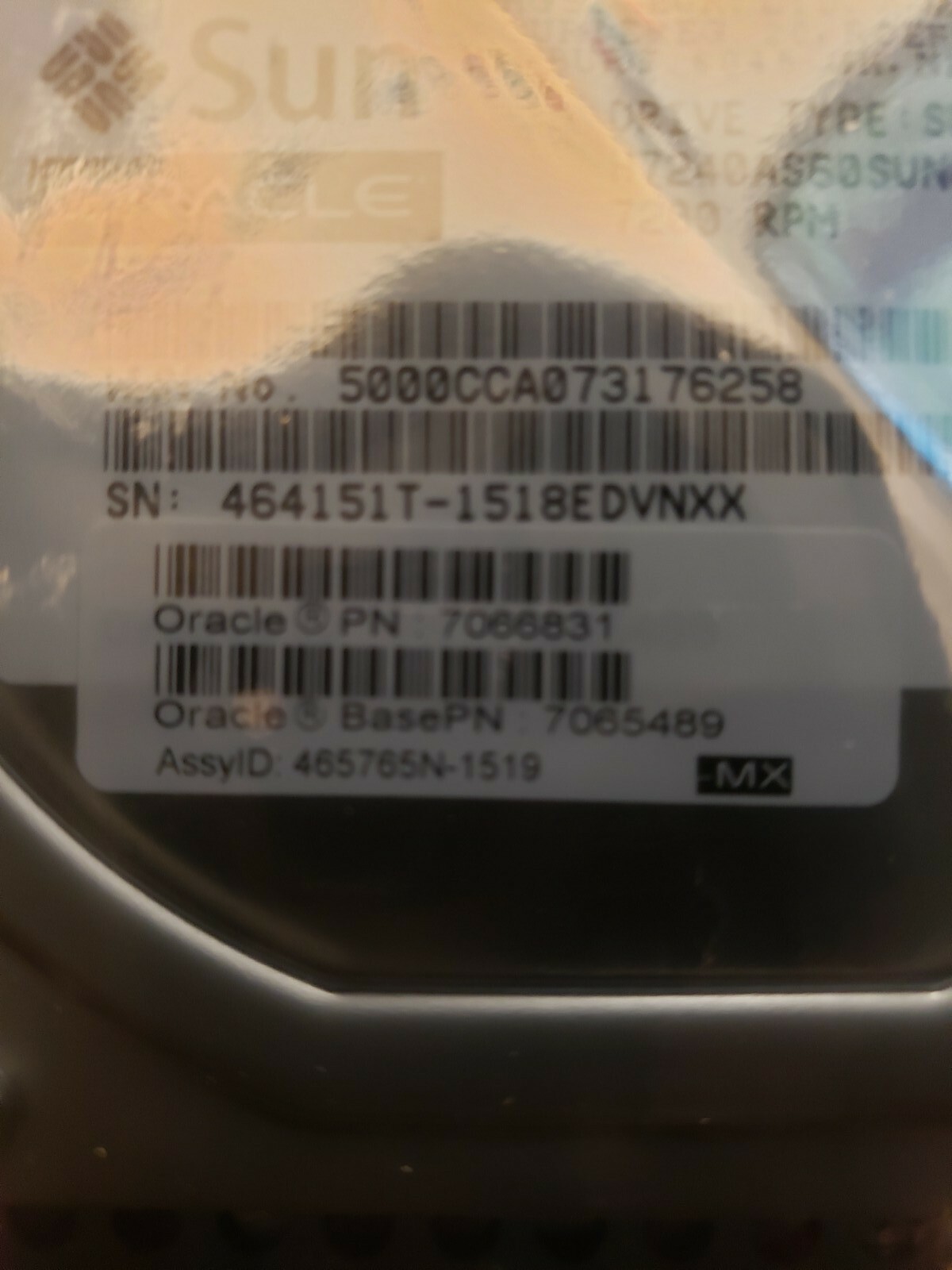 Sun Oracle 7066831 4TB 7.2K 6Gb/s SAS 3.5" HDD In Sun - Foto 12