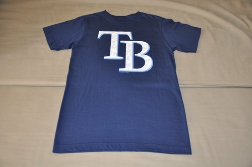 NWOT Tampa Bay Rays Mens Navy T-Shirt (S) Shirt Polo Jersey Hat MLB