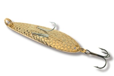 Williams Ice Jig Fishing Lure - Gold Nu-wrinkle - J50GN - 2-1/4'' Long -Discontin
