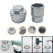 1.5'' Tub Drain Extractor with 1'' Socket Bathtub Remover Strong Grab Plumbing