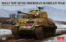 1/35 Rye Field M4A3 76W HVSS Sherman Korean War #5049