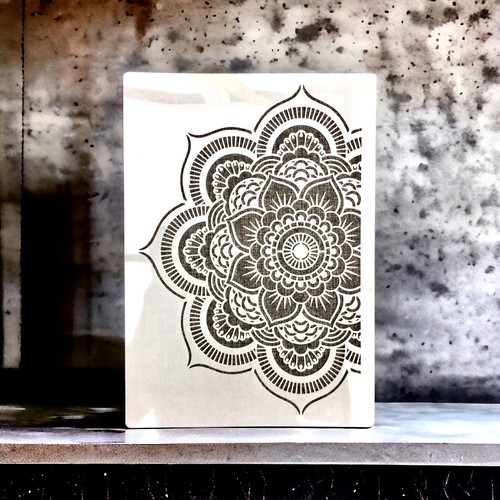 2er Set Schablonen A4 Orientalische Ornamente Nr. 151 Mandala Textil Wand Möbel - 第 4/8 張圖片