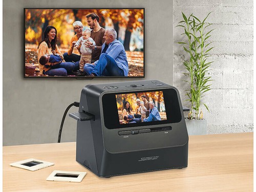 Scanner photo sans fil SD-1700 pour diapositives & négatifs 22 Mpx - Somikon - Photo 4/12