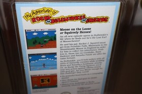 WATA 9.6 - A+ SEALED - Adventures of Rocky & Bullwinkle - NES Nintendo *TOP POP*