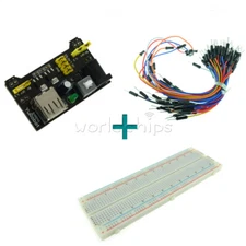 Test Circuit MB-102 Solderless Breadboard Protoboard 830 Tie Points 2 buses