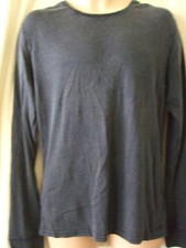 Image of NEW£30 SUPERDRY MEDIUM ECLIPSE NAVY BLUE LONG SLEEVE JETTY VACATION OVERDYED TOP